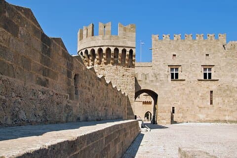 Rhodos: Entrébiljett till Stormästarens palats