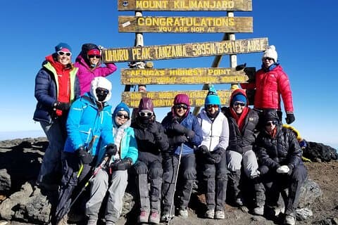 7 dage bestige Kilimanjaro Machame-ruten