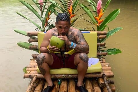Bamboo Rafting met kalksteenmassage en Margaritaville vanuit Montego Bay