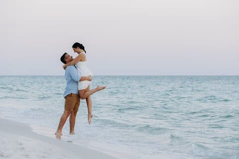 Privé professionele vakantie fotoshoot in Clearwater Beach