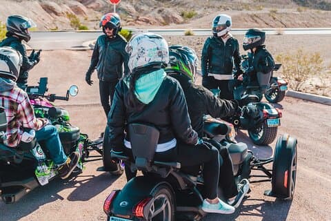 Privat guidad Red Rock Tour på en CanAm Trike