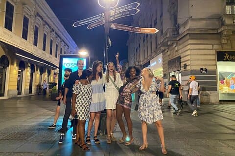 Belgrade natteliv Bar Pub Club Crawl med drikkevarer