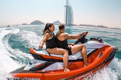 Avventura in moto d'acqua con vista sul Burj Khalifa
