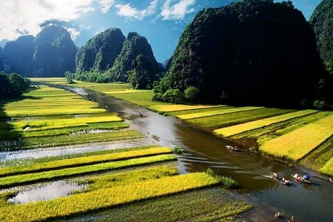 Ninh Binh 2 dager 1 natt tur fra Hanoi (liten gruppe på 9)