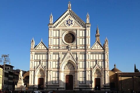 Santa Croce et visite guidée à pied de Florence