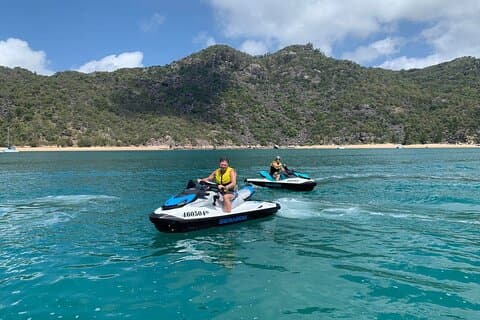 Magnetische eiland jetskitour