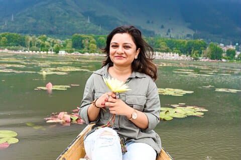Insta fotoshoot i Srinagar