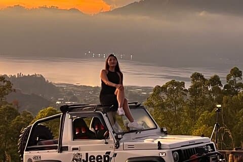 Mount Batur Jeep-Tour und heiße Quelle
