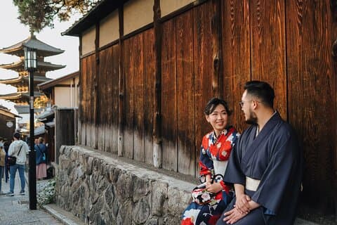 Kyoto tradisjonell byfotografering
