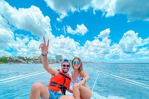 Transparante boottocht in Cancun + versnaperingen !!