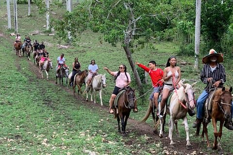 Ridning med afhentning fra Punta Cana