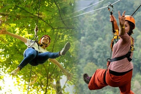Privat og altomfattende Phuket Zip-line oplevelse