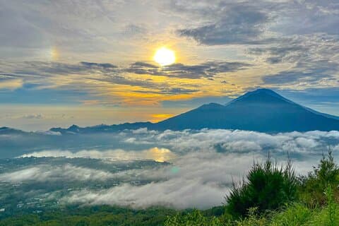 Trekking tout compris sur le mont Batur avec visite des sources chaudes