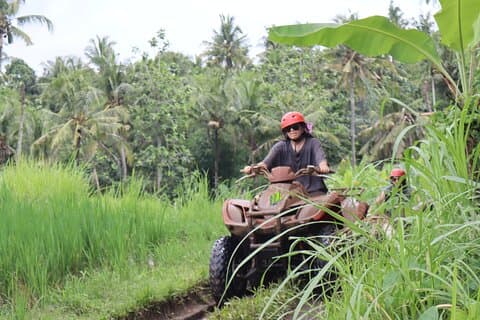 Heldags privat Quad Bike ATV Adventure og Ubud City Tour