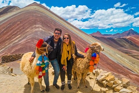 Tagestour durch den Regenbogenberg ab Cusco mit Mittagessen