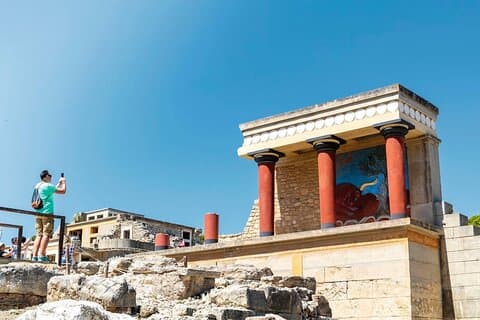 Knossos Palace og Heraklion guidet tur med transport