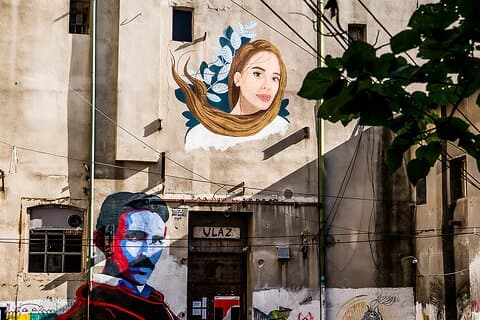 Street Art och Hipster 2-timmars privat guidad tur i Beograd