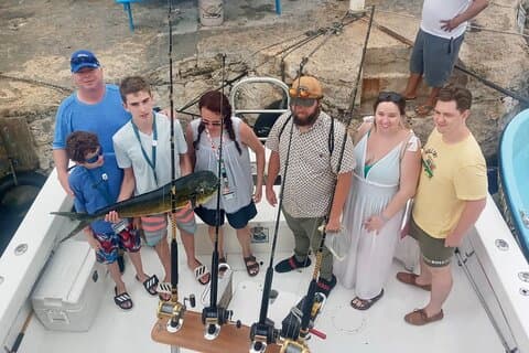 Halvdag privat fiskecharter i Cozumel