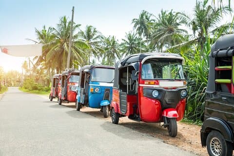 Volledige dag Tuk Tuk-verhuur in Sri Lanka