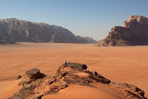 Halvdags Jeep Tour Top Seværdigheder Wadi Rum Desert