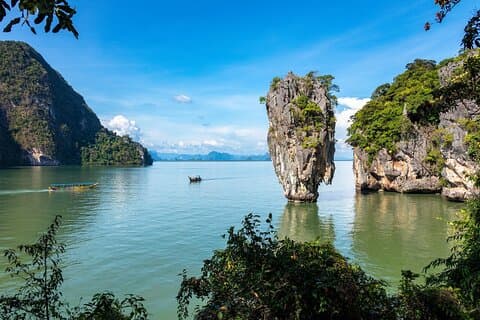 Heldags Island Tour i Phang Nga Canoe och Koh Khai