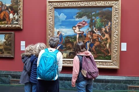 Børnevenlig London National Gallery privat tur med en specialiseret guide