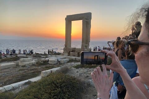 Naxos Town Sunset Walk