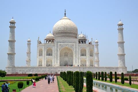 Visite tout compris du Taj Mahal au départ de Delhi en voiture