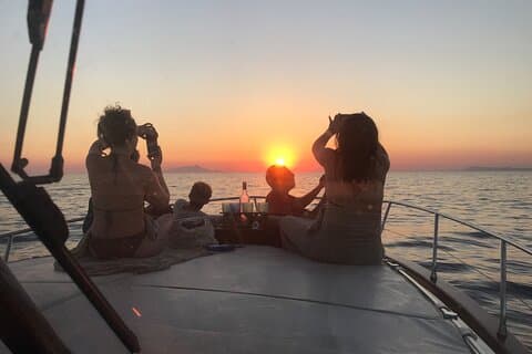 Halvdags guidet solnedgangstur på Sorrentokysten