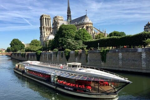 Paris with Saint Germain des pres,Galeries Lafayette,Lunch cruise & Moulin Rouge