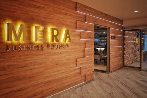 Mera VIP-Lounge am internationalen Flughafen von Cancun