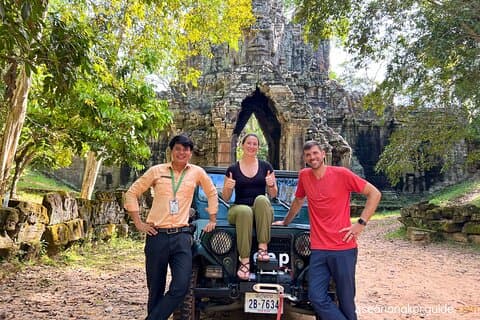 Angkor Wat zonsopgang en markttour per jeep
