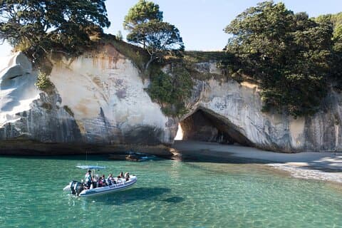 Aventuras na Caverna do Mar em Whitianga
