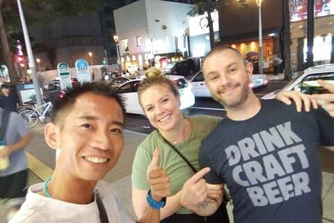 Okinawa Hot and Local spots walking and eating tour with Ken-san