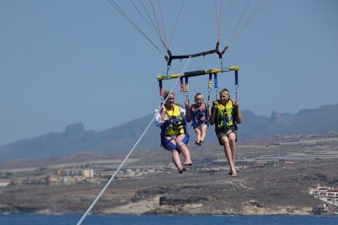 Parasailingflyvninger på Costa Adeje på Tenerife