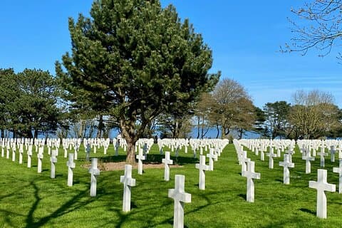 Private M.St.-Michel D-Day Omaha Pointe du Hoc Amerikaanse begraafplaats