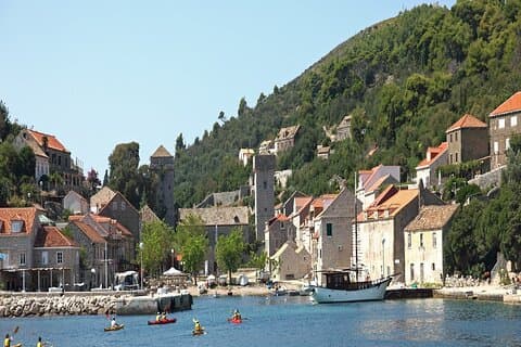 Heldags båttur på tre öar med fiskpicknick från Dubrovnik
