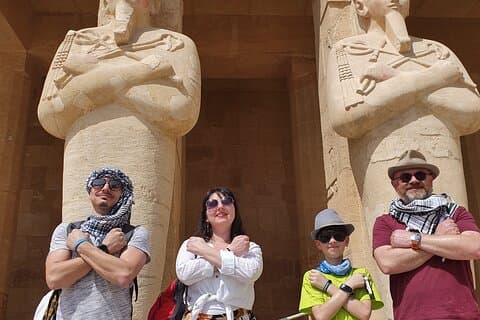 Heldagstur till Konungarnas dal, Hatshepsut-templet och Memnon