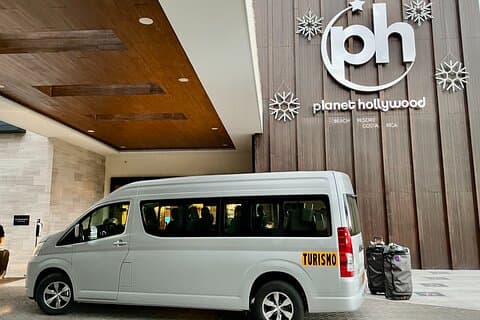 Privé-shuttletransfer van Liberia Airport naar Planet Hollywood Beach Resort