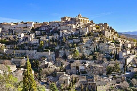 Hilltop byar i Luberon-7 timmar