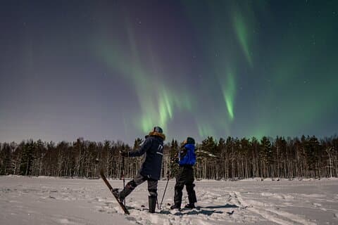 Ski Trekking om natten: Privat oplevelse fra Rovaniemi