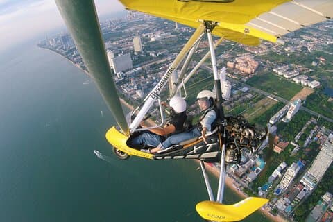 Pattaya Microlight Flying Experience with Pickup Service
