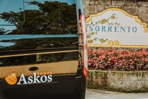 Transfert privé de Sorrente à Naples avec visite de Pompéi.