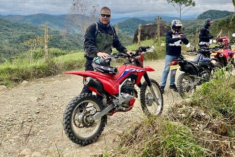 Motorradtour durch die Berge