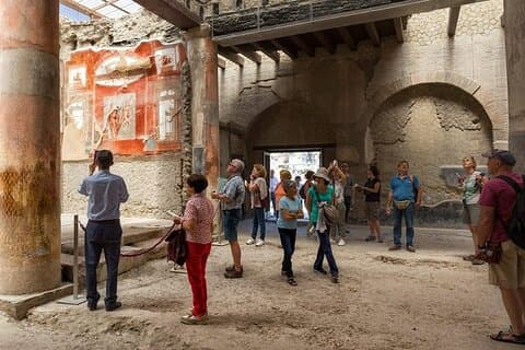Transfert de Sorrente à Naples avec visite privée à Herculanum
