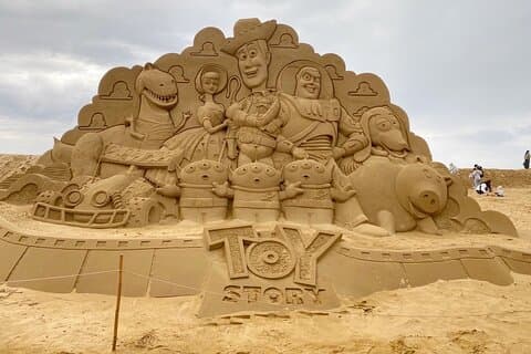Private Fulong International Sand Sculpture Day Tour fra Taipei