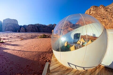 Experiência de 2 dias Petra Wadi Rum e Mar Morto Bubble