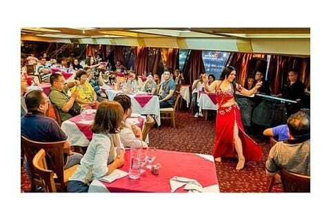 Romantisk middag og mavedanseshow ved Nile River Cruise