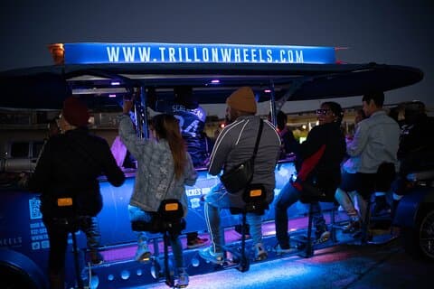 Explore Houston’s Hip Hop Culture on a 100% Motorized Party Bike