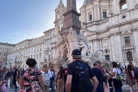 Rome Avond Privéwandeling : Forum naar Trevifontein en Pantheon